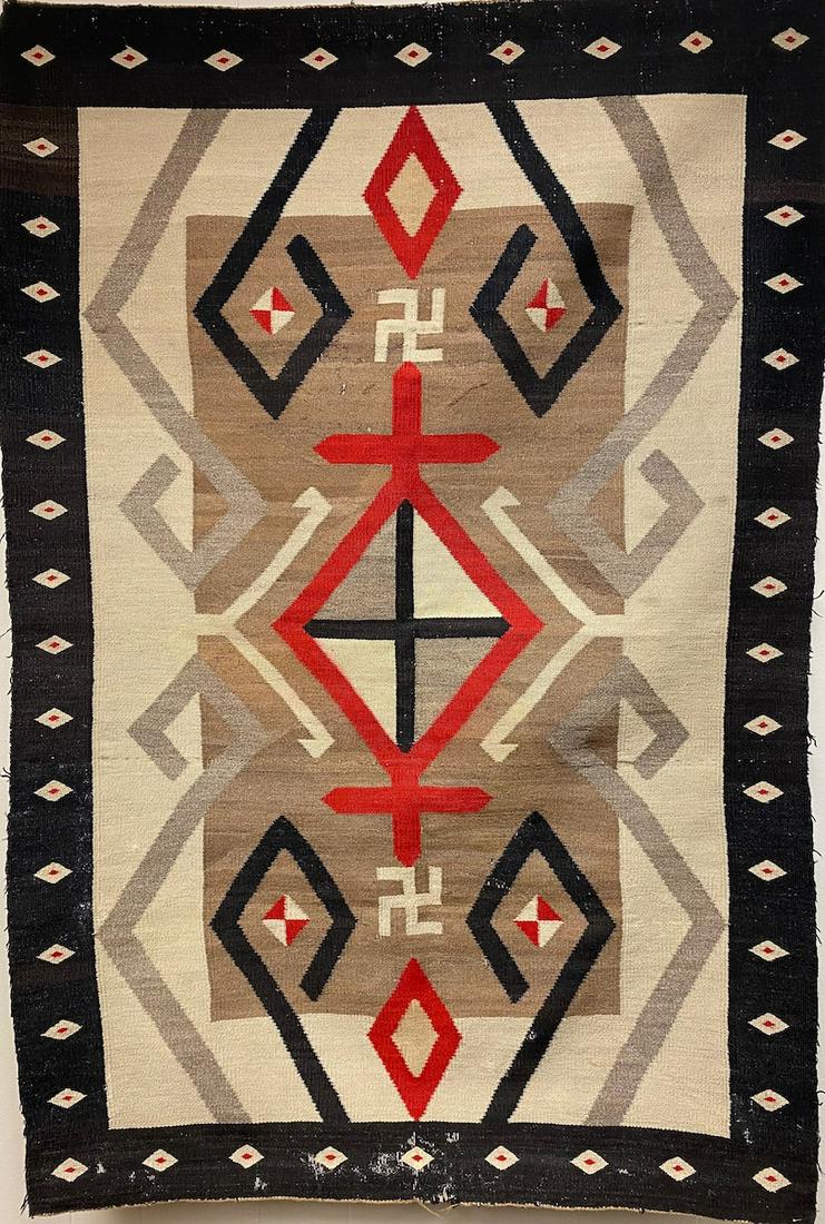 Navajo Early Crystal Style Rug | Whirling Log's (1 of 3)