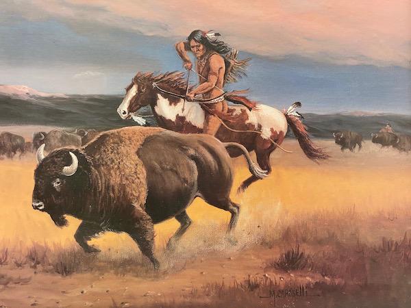 M Caroselli Large Pint | Buffalo Hunter (1 of 2)