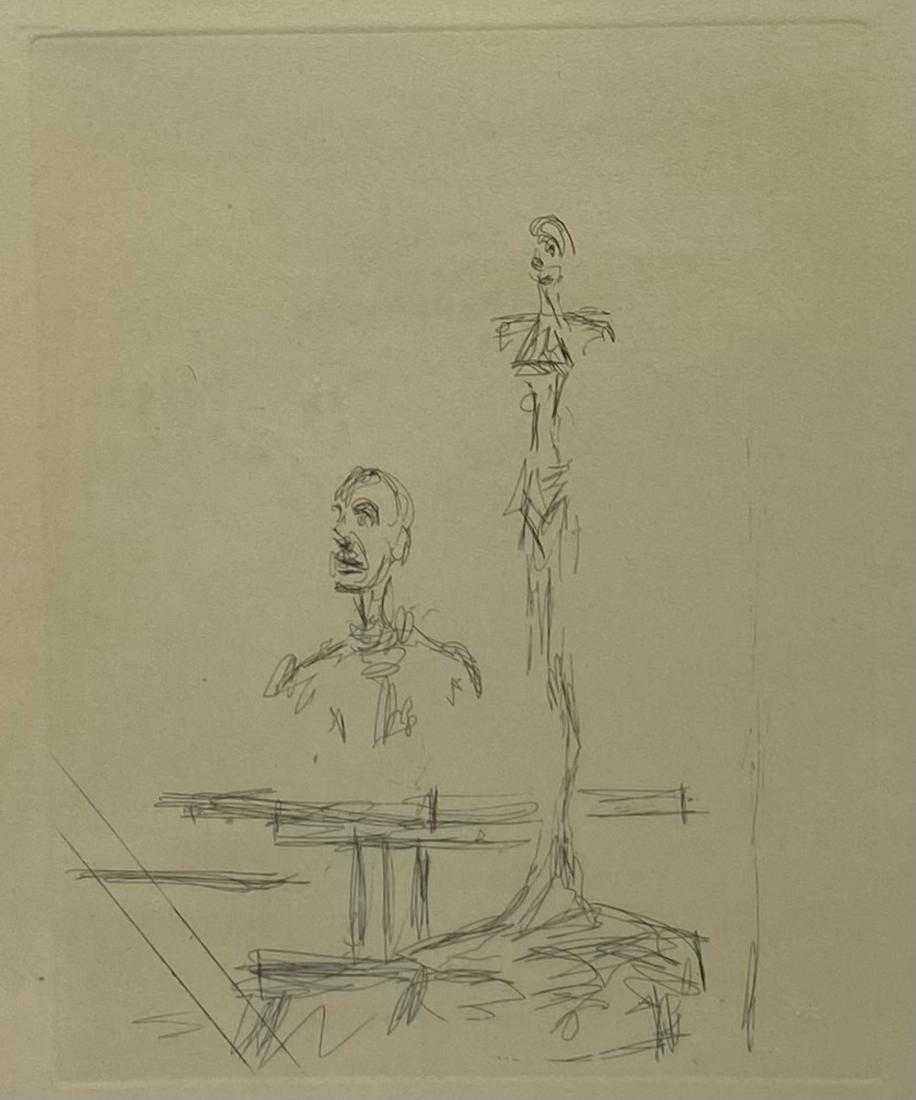 Alberto Giacometti Etching | Modern Man (1 of 2)