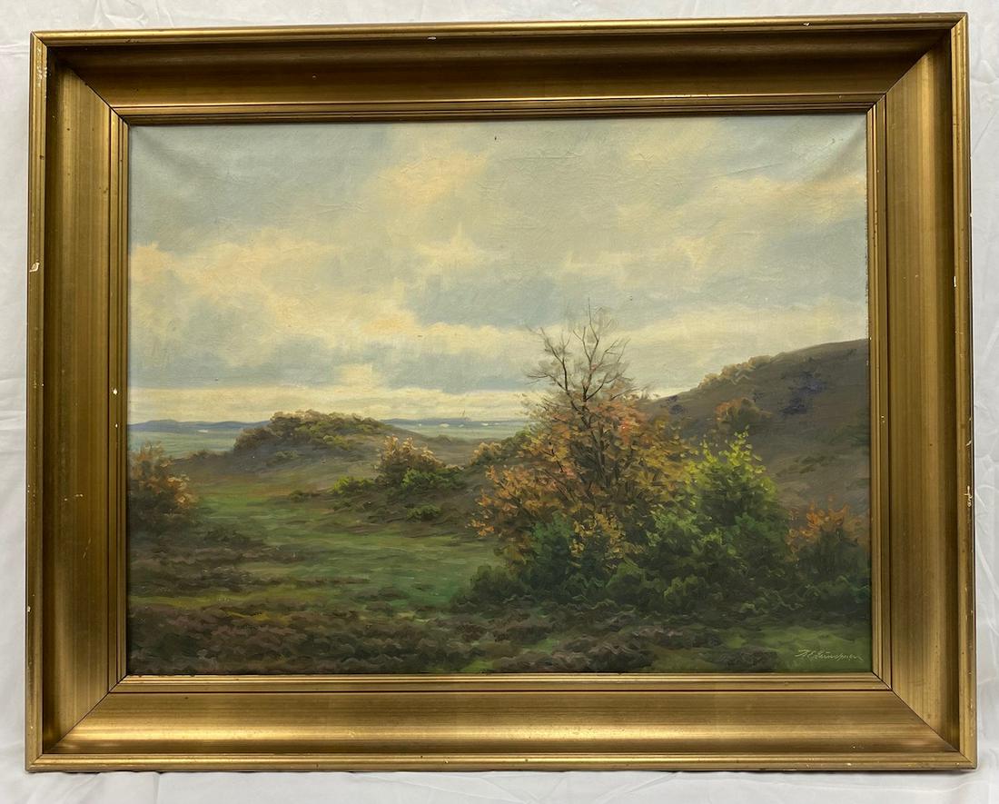 Coastal Landscape Oil on Canvas | Signed (1 of 4)