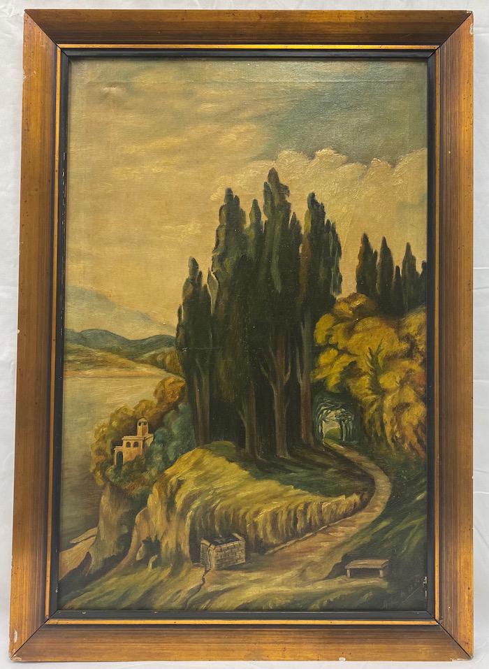 Oil on Board Cubist Painting | Signed (1 of 2)