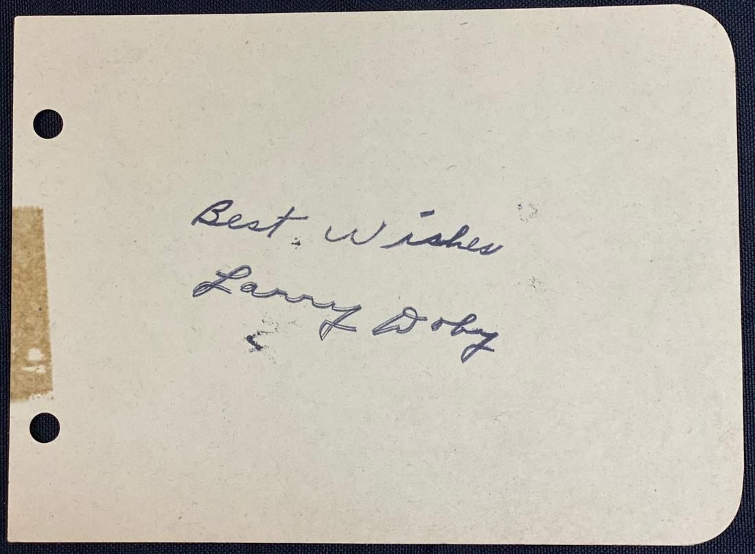 Larry Doby HOF|  NNL- Autograph (1 of 1)