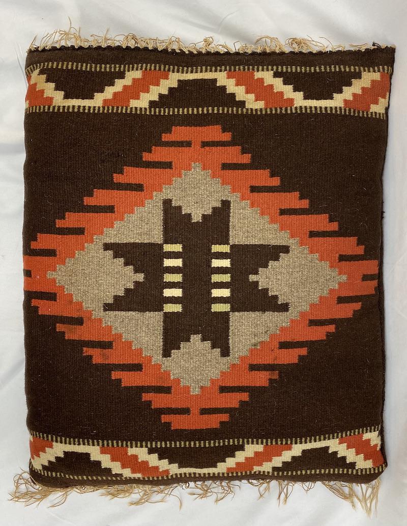 Native American or Mexican Pueblo Pillow: Large Native American or Mexican Pueblo Pillow | Measures 19 x 23