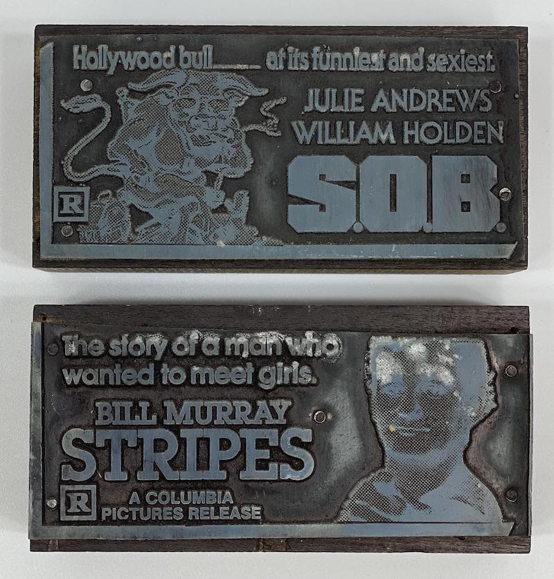 Comedy Movie | Vintage Printing Blocks (1 of 2)