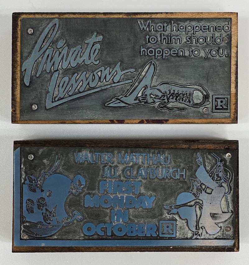 Comedy Movie | Vintage Printing Blocks (1 of 2)