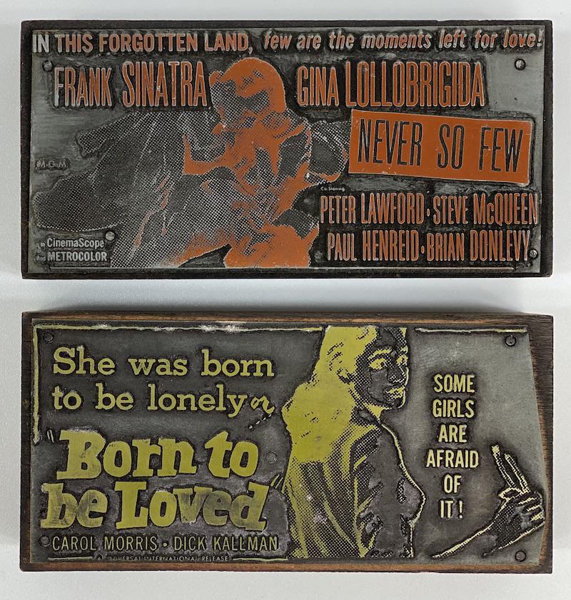Romance | Drama Movie Vintage Printing Blocks (1 of 2)