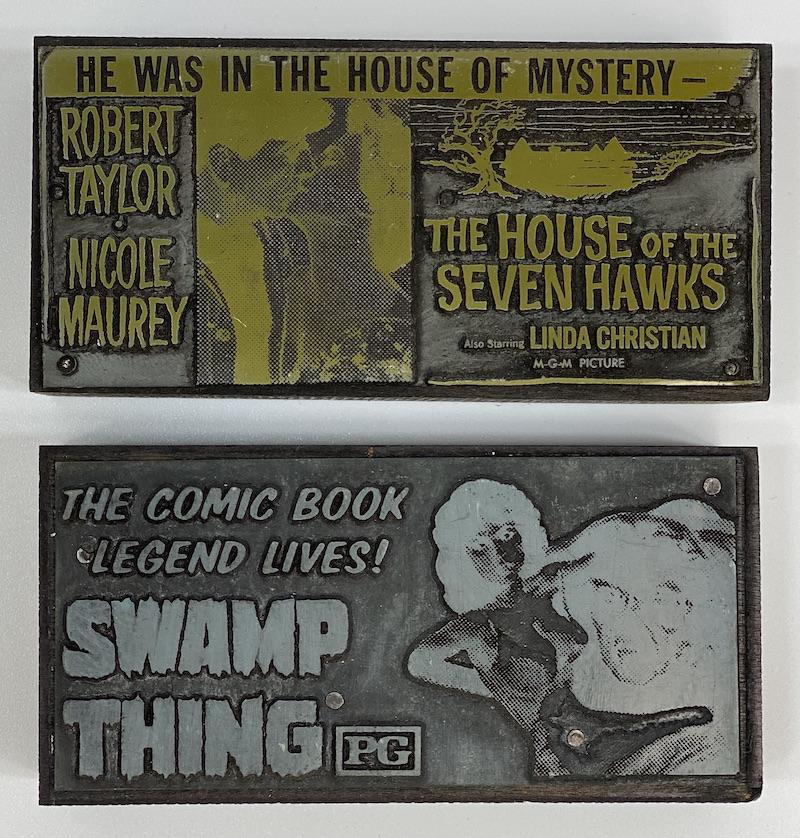 Sci-Fi Movie Vintage Printing Blocks (1 of 2)