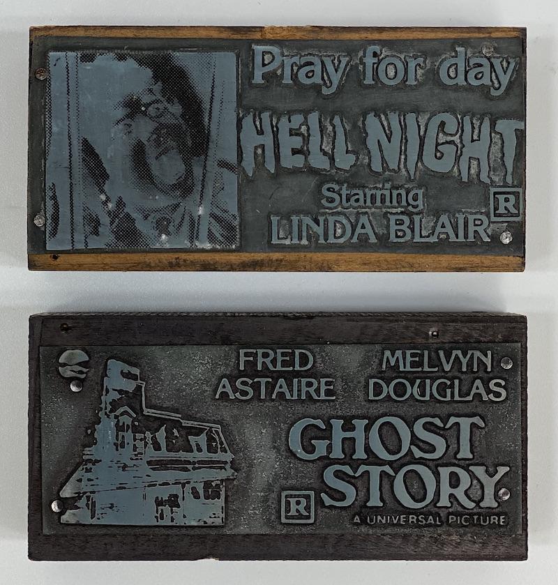 Horror Movie Vintage Printing Blocks (1 of 2)