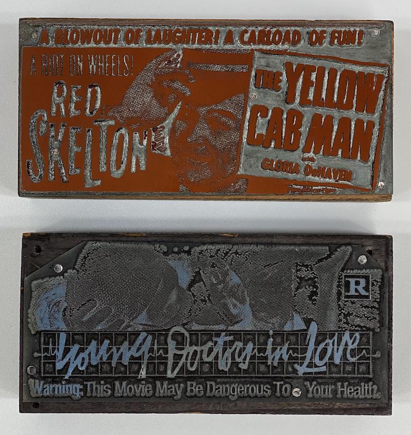 Comedy Movie Vintage Printing Blocks (1 of 2)