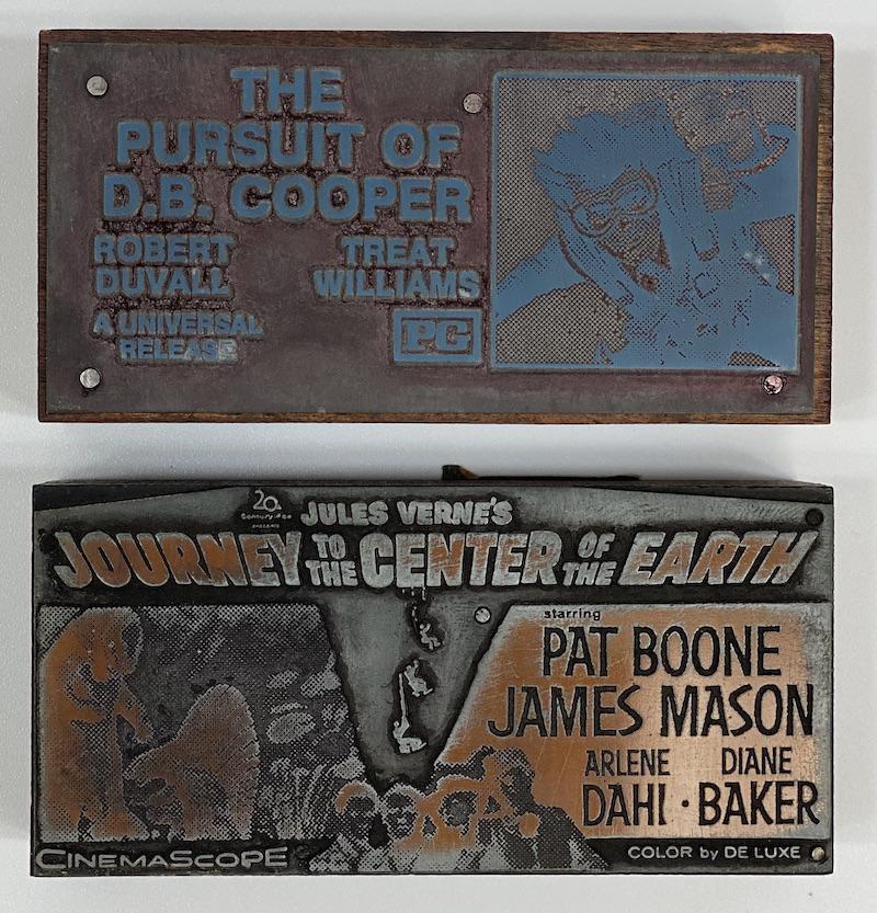 Blockbuster Movies Vintage Printing Blocks (1 of 2)