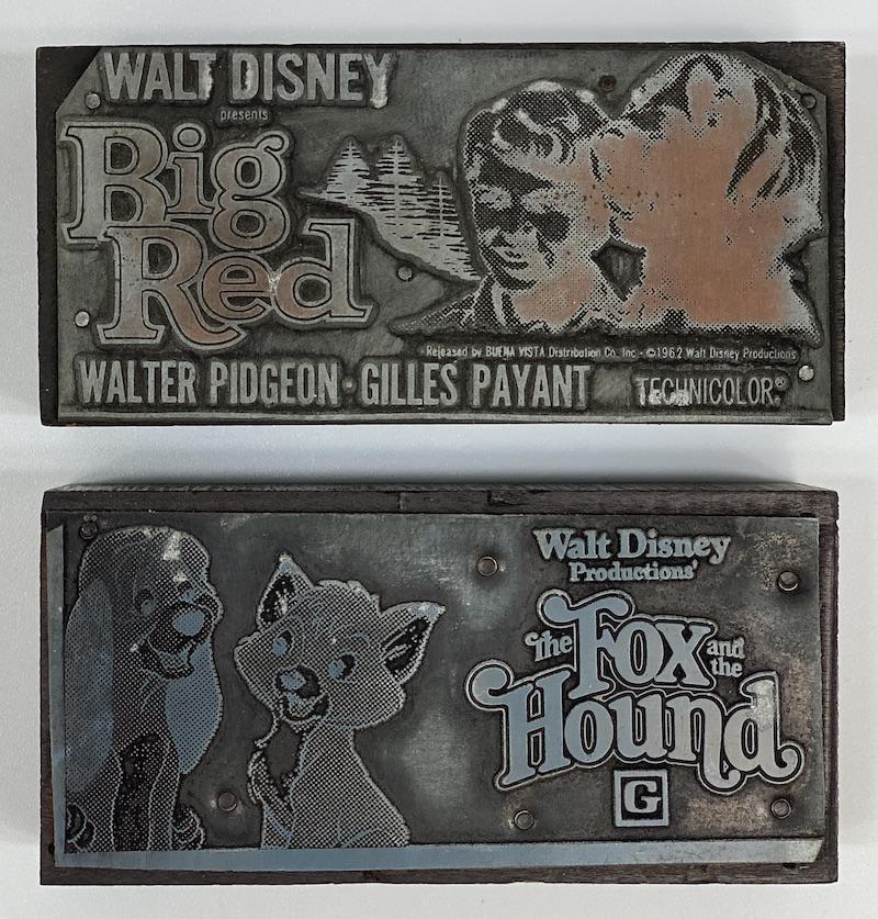 Walt Disney Movies Vintage Printing Blocks (1 of 2)