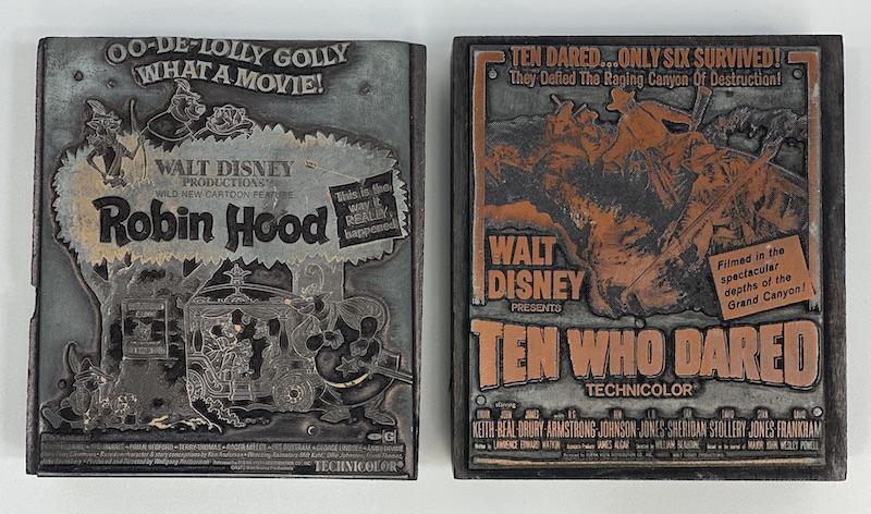 Walt Disney Movies Vintage Printing Blocks (1 of 2)