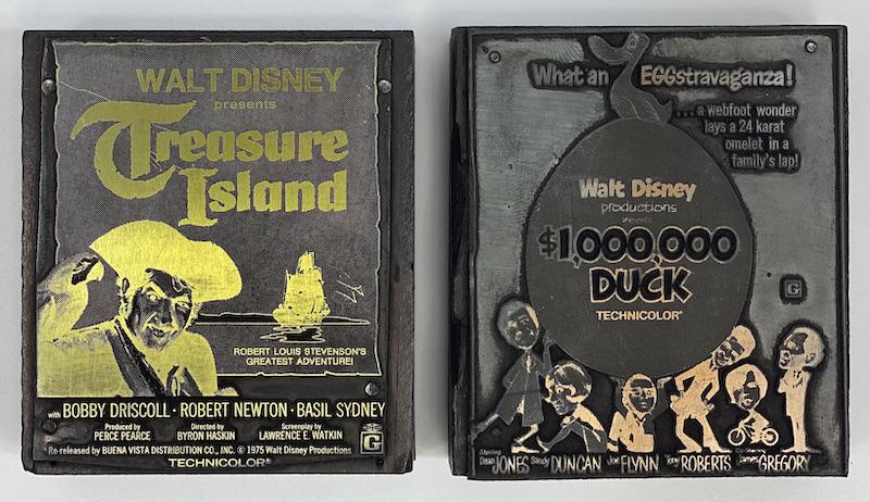 Walt Disney Movies Vintage Printing Blocks (1 of 2)