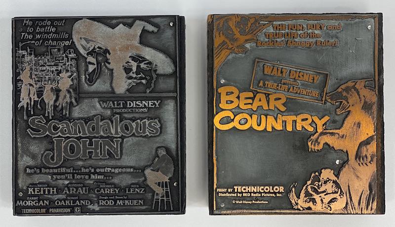 Walt Disney Movies Vintage Printing Blocks (1 of 2)