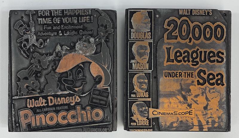 Walt Disney Movies Vintage Printing Blocks (1 of 2)