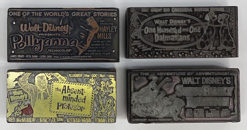 Walt Disney Movies Vintage Printing Blocks (1 of 2)