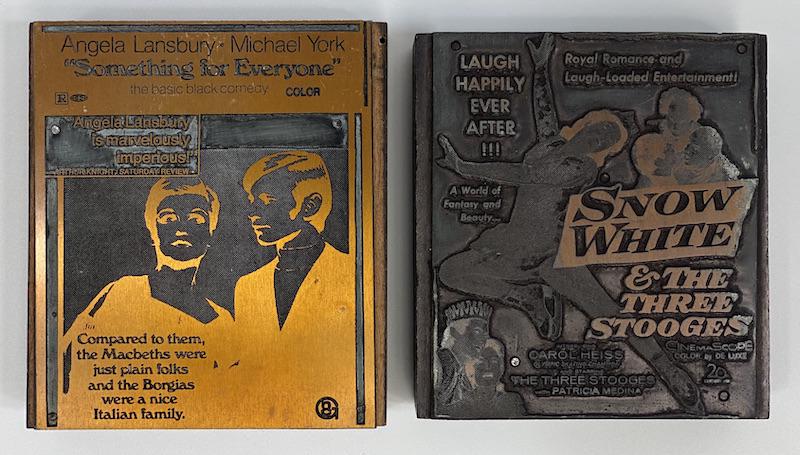 Comedy Movie Vintage Printing Blocks (1 of 2)