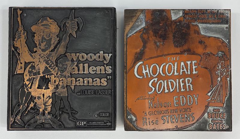 Award Winning Comedy Movie Vintage Print Blocks (1 of 2)