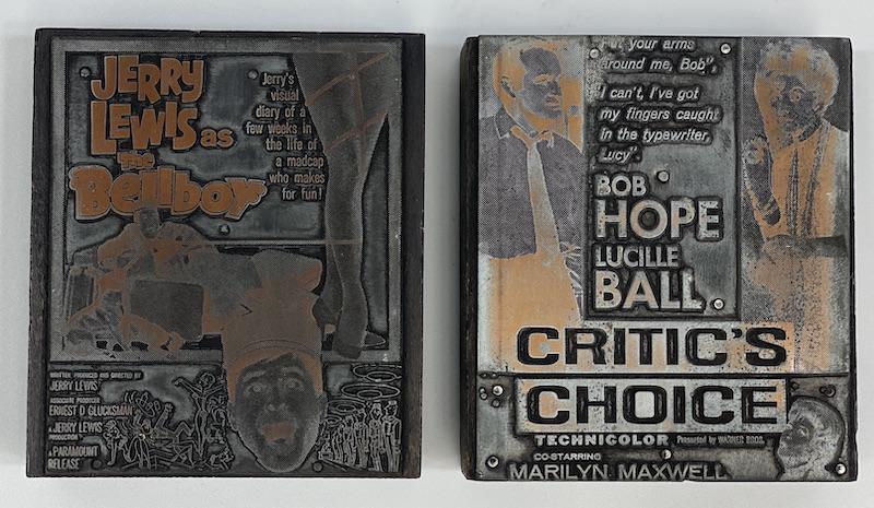 Comedy Movie Vintage Printing Blocks (1 of 2)