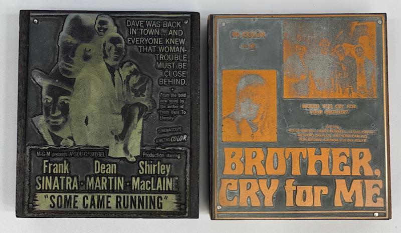 Action | Mystery Movie Vintage Printing Blocks (1 of 2)