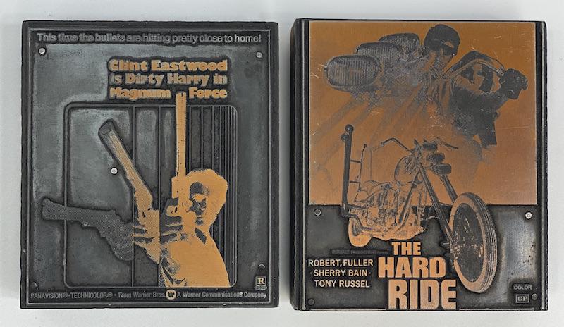 Action | Mystery Movie Vintage Printing Blocks (1 of 2)