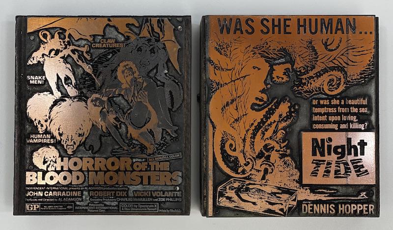 Sci-Fi Movies Vintage Printing Blocks (1 of 1)