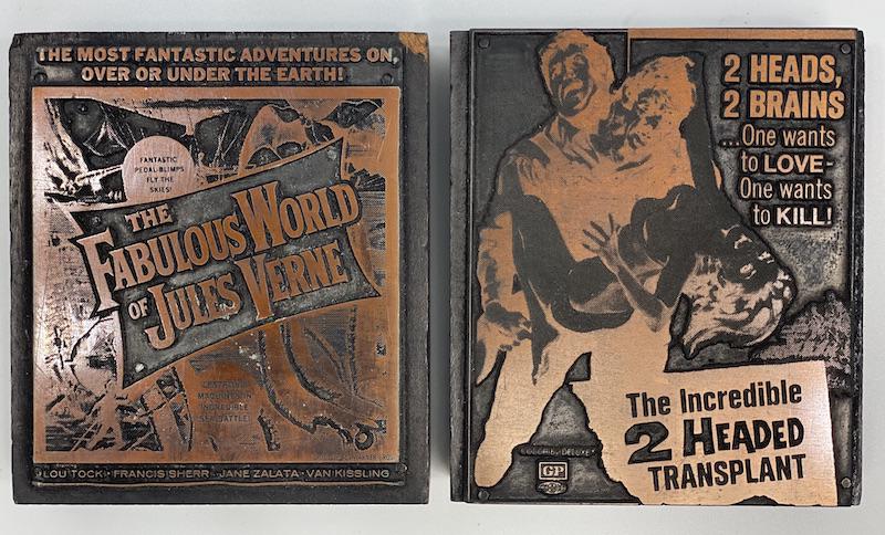 Sci-Fi Movies Vintage Printing Blocks (1 of 1)