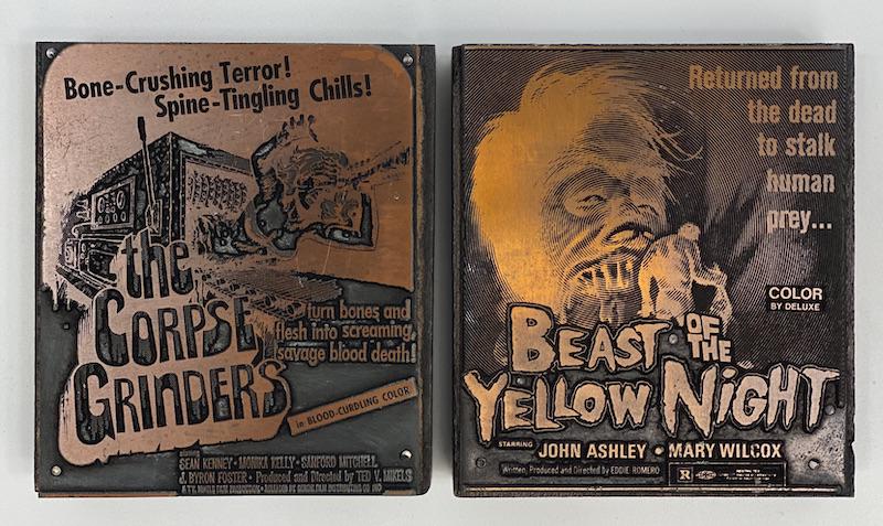Horror Movie Vintage Printing Blocks (1 of 1)
