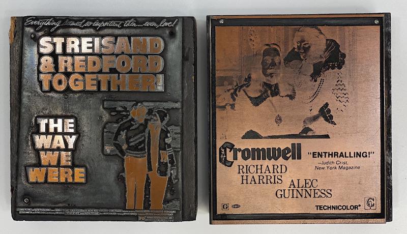Blockbuster Movies Vintage Printing Blocks (1 of 1)