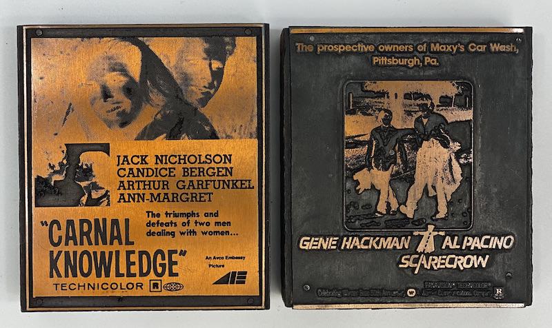 Blockbuster Movies Vintage Printing Blocks (1 of 1)