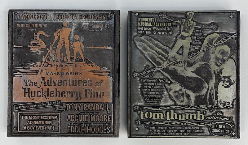 Family Movies Vintage Printing Blocks (1 of 1)