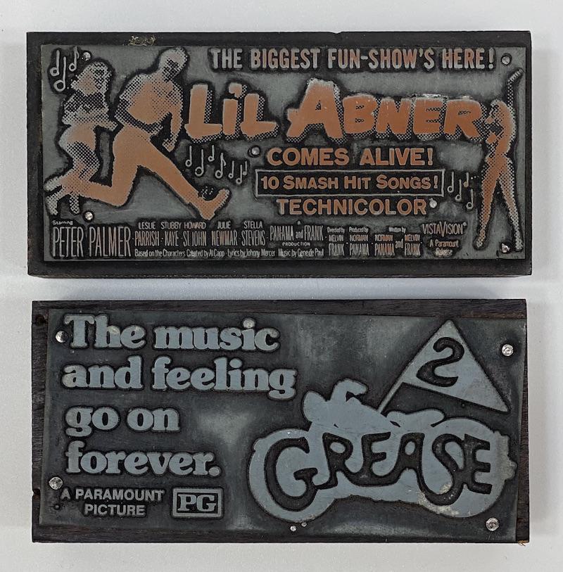 Family Movies Vintage Printing Blocks (1 of 1)