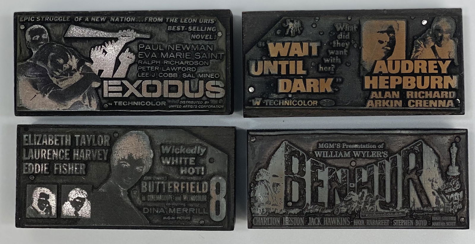 Blockbuster Movies Vintage Printing Blocks (1 of 2)