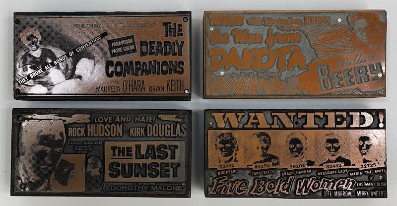 Western Movies Vintage Printing Blocks (1 of 1)