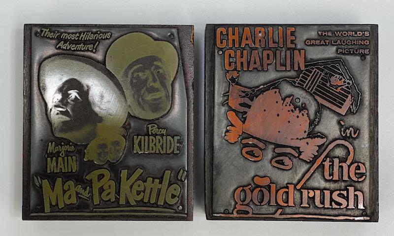 Comedy Movies Vintage Printing Blocks (1 of 1)