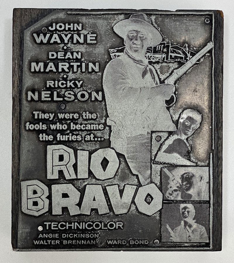 John Wayne Vintage Printing Block (1 of 3)
