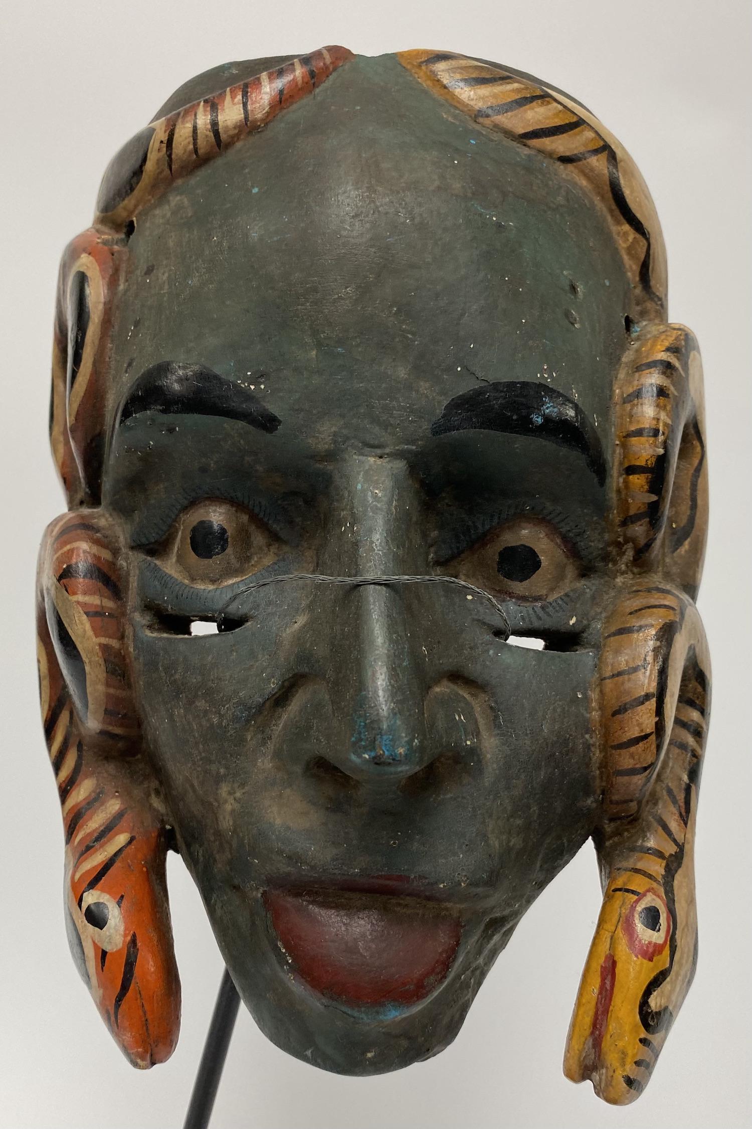 Vintage Mexican Snake Mask (1 of 4)