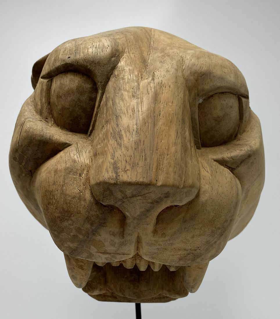 Decorative Jaguar Wood Carving (1 of 5)
