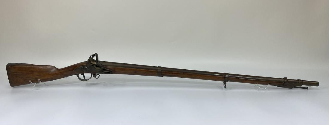 19th Century Flintlock Rifle: 19th Century Flintlock Rifle Measures 53 Long (Note: Will Not Sell or Ship to any Country outside of USA)