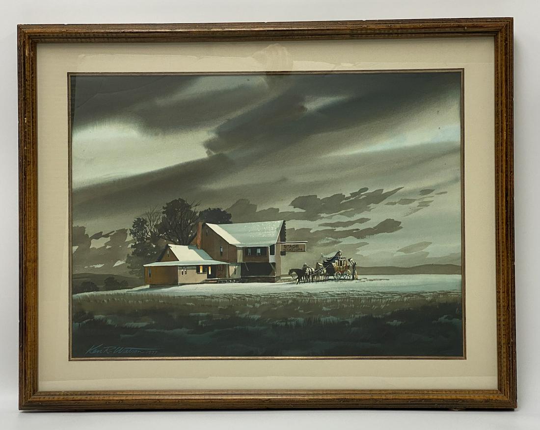 Ken R Watson Southwest Painting (1 of 2)