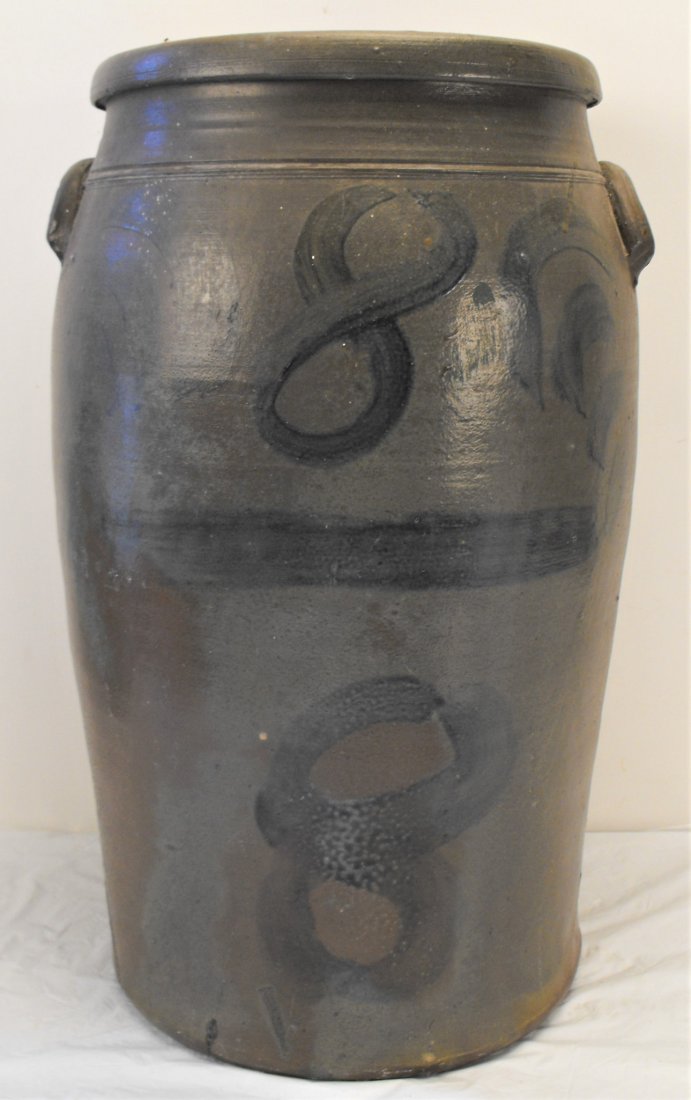 Jane Lew WV Decorated Stoneware Crock