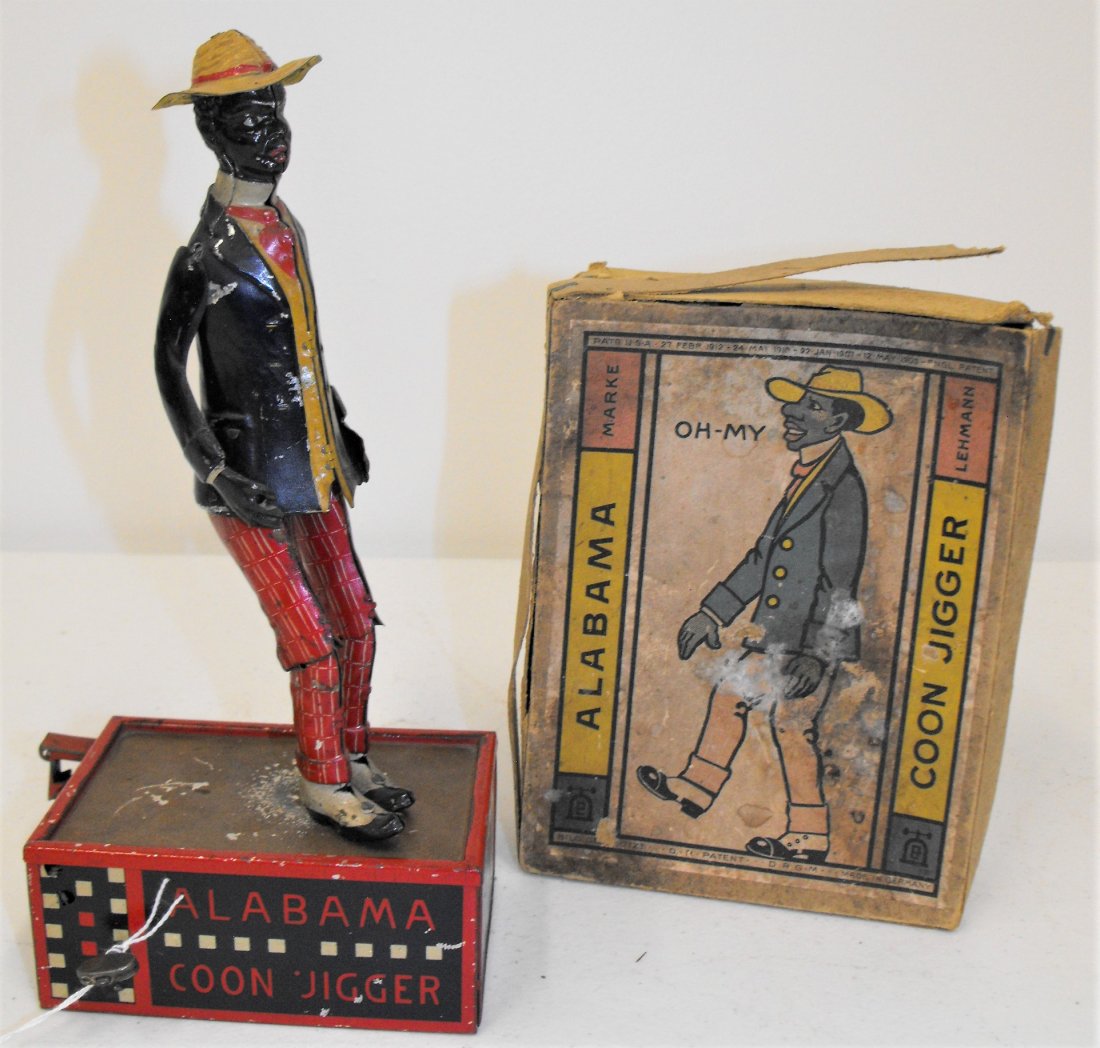 Lehmann Alabama Coon Jigger Tin Toy With Original Box Jan 01, 2020