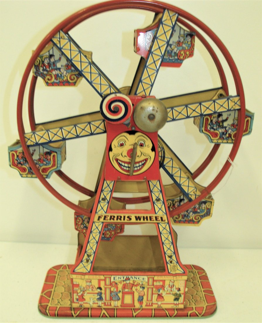 Chein Tin Wind Up Toy Ferris Wheel MIB (1 of 4)