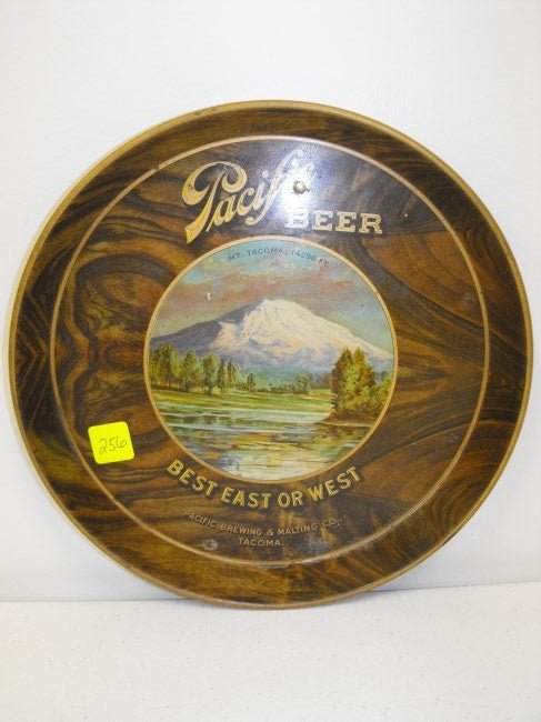 Pacific Beer Advertising Tray Mt Tacoma (1 of 4)
