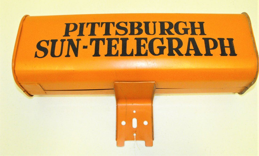 Pittsburgh Sun Telegraph Metal Delivery Box (1 of 4)