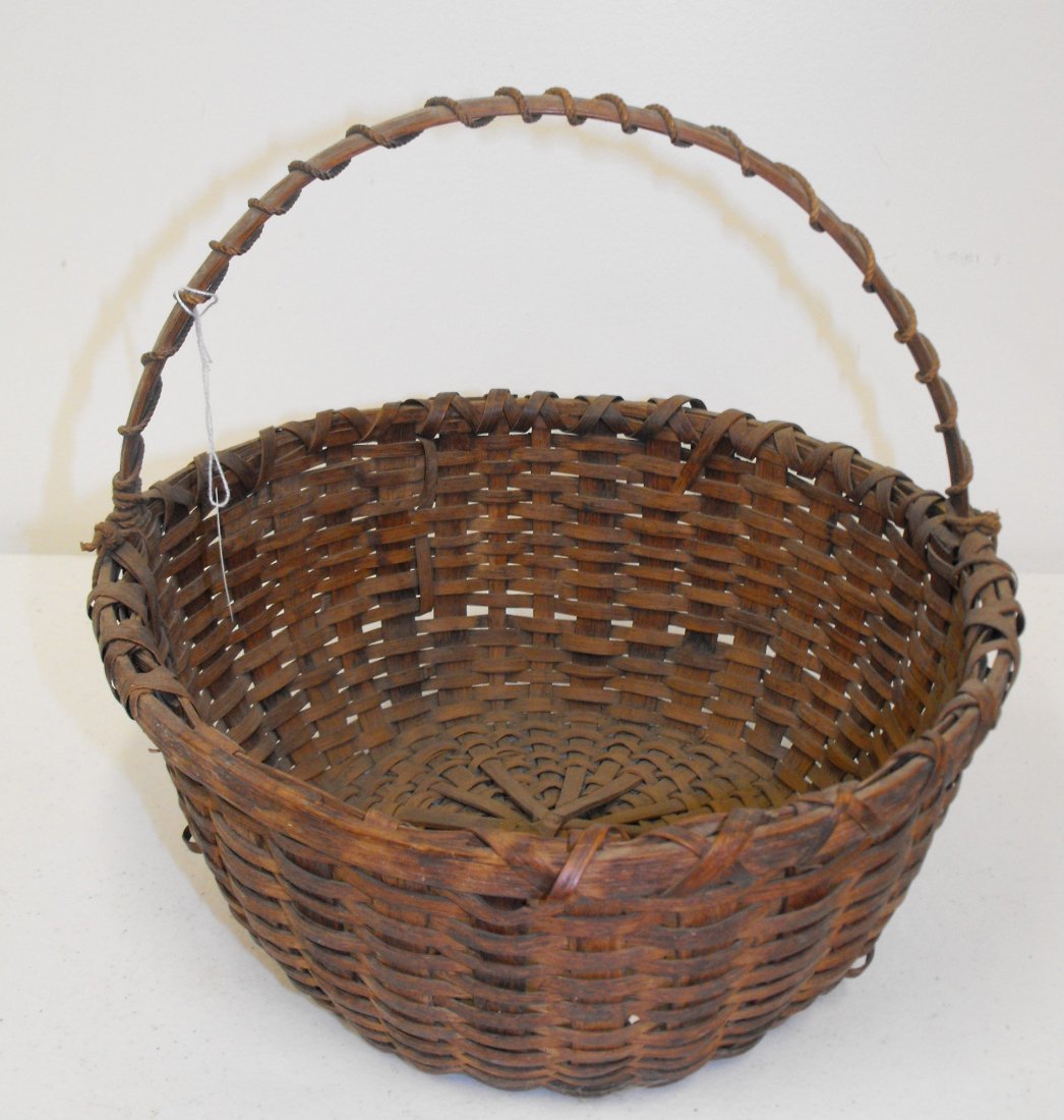 Round Split Oak Basket (1 of 4)
