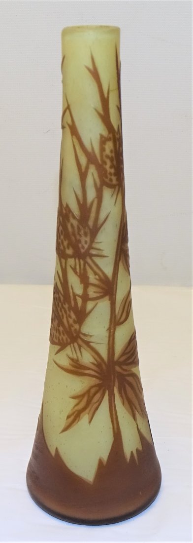 Jouve Loetz Richard Cameo Glass Cabinet Vase (1 of 6)