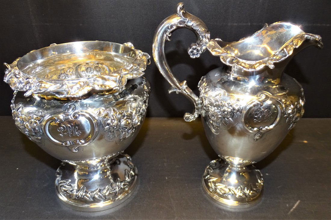 William Thompson New York Coin Silver Creamer & Sugar Jan 01, 2022