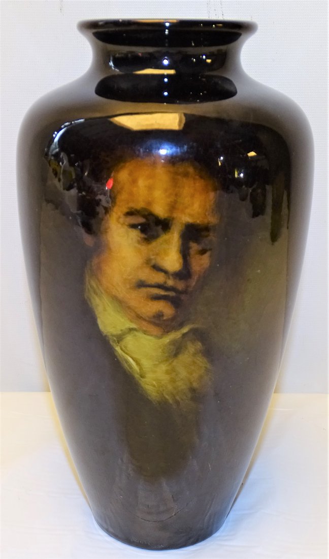 Rookwood Beethoven Portrait Art Pottery Vase (1 of 8)