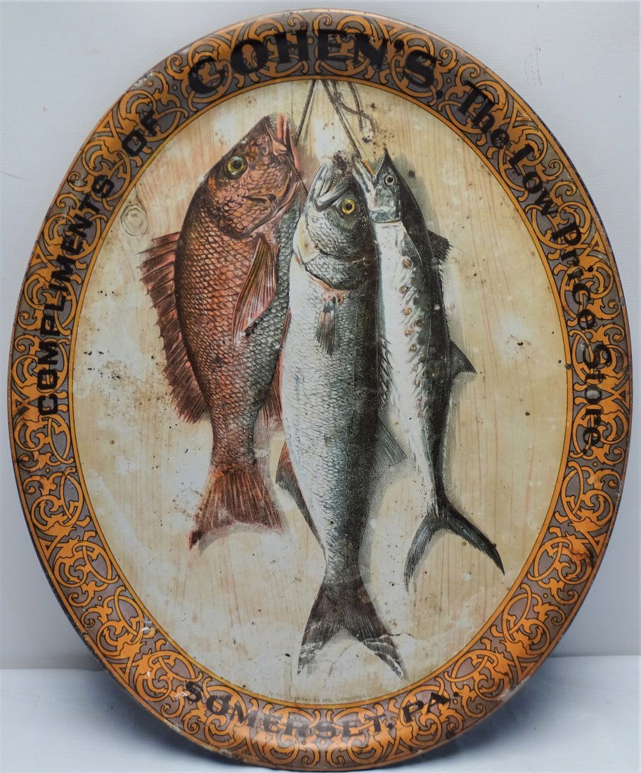 Cohen's Store Somerset PA Tin Advertising Tray (1 of 5)